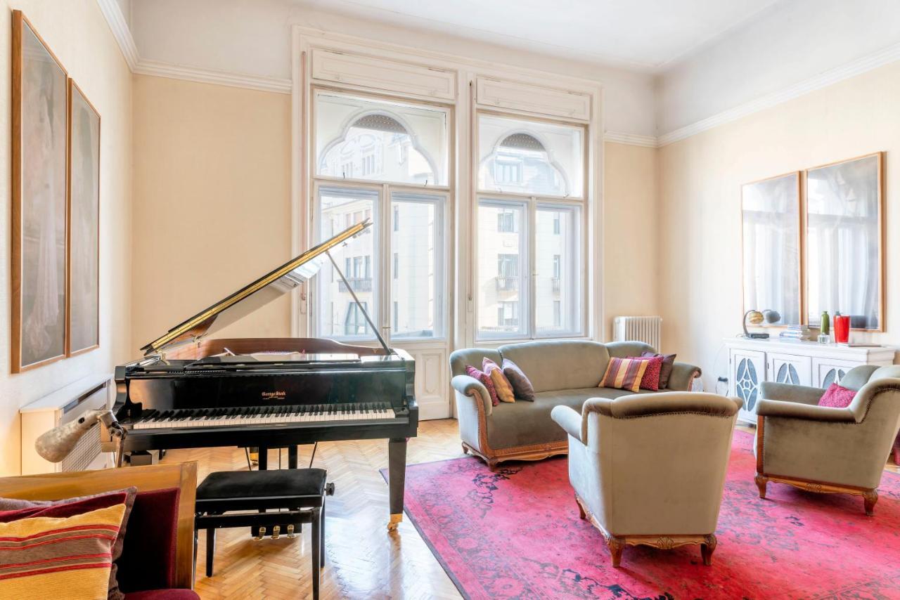 דירות בודפשט Stunning Spacious Art Nouveau Apart , Grand Piano מראה חיצוני תמונה